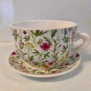 TEA CUP POT WILDFLOWERS SMALL