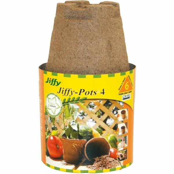 JIFFY POT - 4" 6 PACK